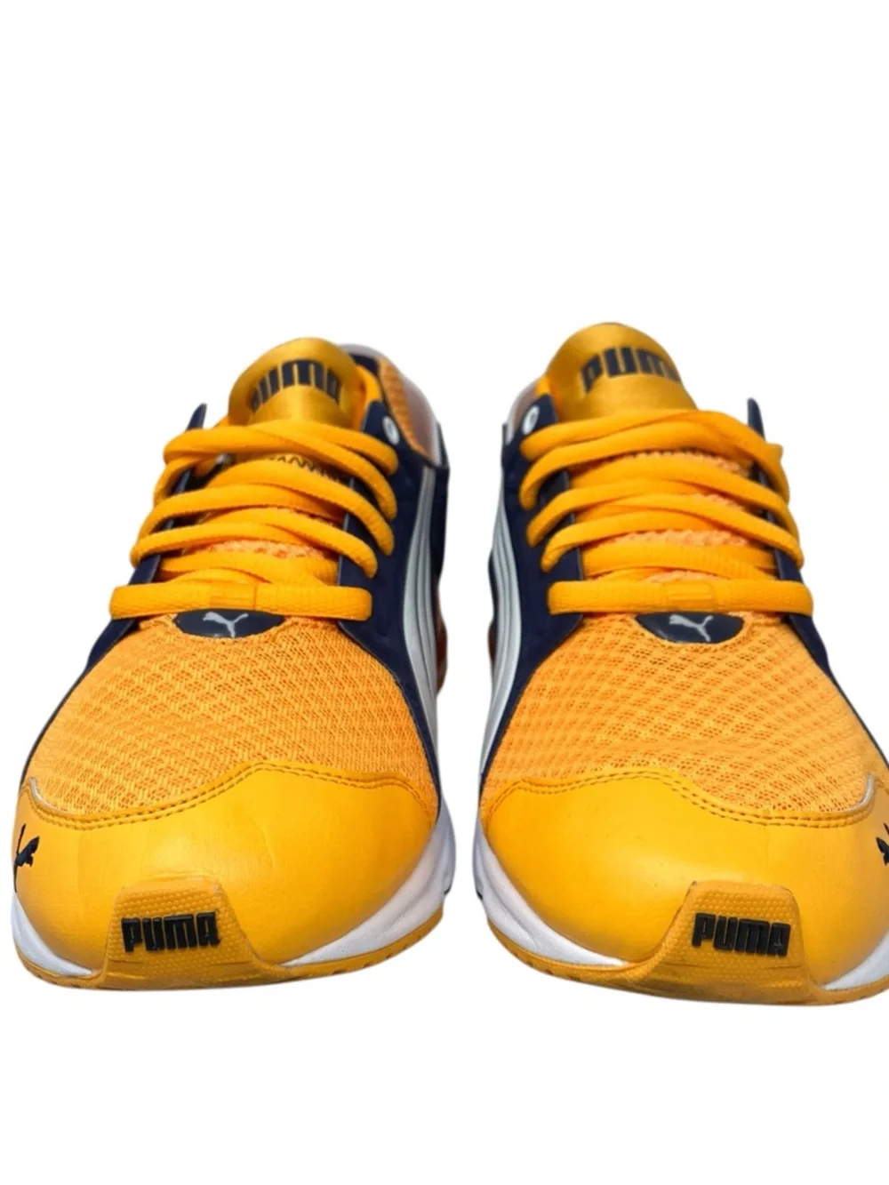 Puma Running Shoes Mens 10 Orange Athletic Trainers Lifestyle Eco‎ Ortholite